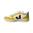 thumbnail image 2 of VEJA V-10 Prime Suede & Leather Sneaker, 39, Yellow, 2 of 5