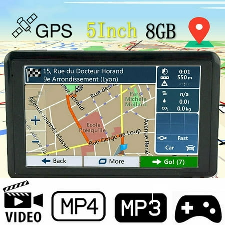 5" Car GPS Navigator 8GB HGV Portable GPS Navigation USA Touch Screen FM