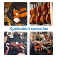 thumbnail image 2 of Weiweiguan 1 Set Wooden Violin Replacement Accessories Violin Parts Chin Rest Tuning Pegs, 2 of 7