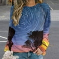 thumbnail image 2 of Galaxy Star Outer Space Mom Sweatshirt For Women Long Sleeve Pullover, 2 of 7