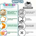 thumbnail image 2 of Cortador y sellador de sándwiches – Cortador de sándwiches sin corteza – Ideal para loncheras y cajas de bento – Almuerzo para niños y niñas – Cortadores de sándwiches para niños (corazón, estrella,, 2 of 5