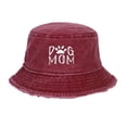 thumbnail image 4 of Sombrero de pescador para hombre y mujer, de algodón, para playa, con visera, elegante, transpirable para verano rojo, 4 of 9