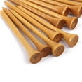 thumbnail image 3 of 100pc Tees para golf Reducen Herramienta Accesoria para golf para ejercicio del Golf 69 MM Sunnimix Tees de golf de madera, 3 of 8