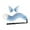 Blue, variant on Runquan Ears and Tail for Kids Adults Bendable Tail Cat Ear Hair Clip Adjustable Belt