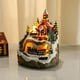 thumbnail image 2 of Juegos de Casas de Pueblo de Navidad, Tren Giratorio, Figuras de ExhibicióN, Luces LED, DecoracióN NavideñA Musical, Papá, 2 of 5