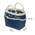 thumbnail image 2 of 2Pcs Bolsa de Herramientas de Jardín Unique Bargains Grande Oxford Impermeable Azul Oscuro, 2 of 6
