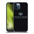 thumbnail image 1 of Head Case Designs Officially Licensed Batman DC Comics Duality Wayne Industries Logo Soft Gel Case Compatible with Apple iPhone 12 / iPhone 12 Pro, 1 of 7