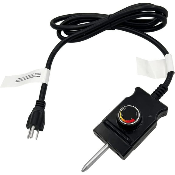 YAOAWE Adjustable Control Thermostat Power Cord Replacement for Masterbuilt Electric Smoker, Turkey Fryers, Grill Heating Elements