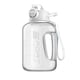 thumbnail image 2 of Botella de agua deportiva de gran capacidad de 1700 ml | Hervidor de plástico impermeable con correa | Tapas dobles para beber, rastreador de hidratación, sin BPA, duradero para gimnasio, al aire, 2 of 6