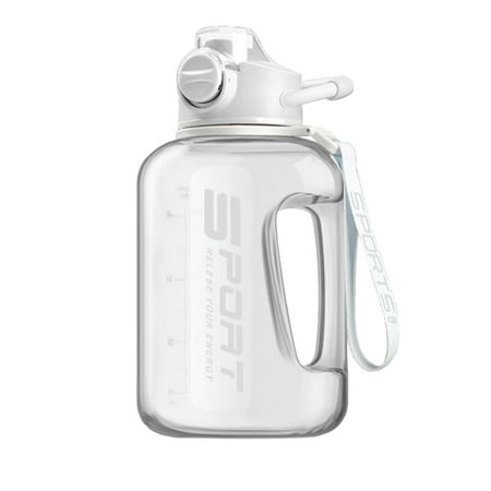 Clear Plastic Cups Large Capacity 1700Ml Portable Anti Fall Outdoor Sports Kettle Fitness Plastic Water Cup