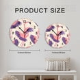 thumbnail image 7 of YladaFaie 10 Inch Kitchen Wall Clocks Retro Round Silent Battery Operated Quartz Wall Clock for Patio Home Bathroom Porch Pool Bedroom,Kids Room Large Number Easy to Read, 7 of 7