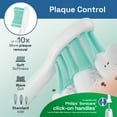 thumbnail image 3 of Brushmo Plaque Control Replacement Toothbrush Heads Compatible with Philips Sonicare Click-On Handles, Soft DuPont Bristles, BM928, 8-Pack, White, 3 of 8