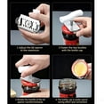 thumbnail image 6 of Stainless Steel Jar Opener - Adjustable Manual Jar Lid Opener - Manual Gripper, Cap Crack Jar Opener, Easy Kitchen Tool for Medium & Large Jars, 6 of 7