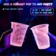 thumbnail image 5 of weibbin Disposable Plastic Cups 50-Pack Clear Commercial Tea Cups Heavy-Duty High-Temperature Resistance 12oz, 5 of 6
