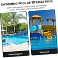thumbnail image 3 of 6pcs Swimming Pool Antifreeze Plug Inflatable Swimming Pool Spa Skimmer Plugs For Outlets Pool Drain Adapter Swimming Pool Drain Plug Threaded Pool Re, 3 of 5