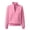 Pink, variant on JFGHDG Women Half Zip Oversized Sweatshirts Long Sleeve Solid Color Drop Shoulder Fleece Workout Pullover White L