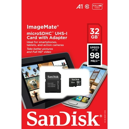 SanDisk ImageMate 32g Cl10 Microsd, Sdsquar-032g-aw6ia