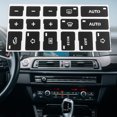 thumbnail image 2 of Unique Bargains Car AC  Decal Stickers AC Panel Decals Replacement 16 Button for Audi A4 2000-2008, 2 of 6