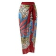 thumbnail image 2 of Nouvelle Robe de Plage Rétro Aguichant Imprimée Maillot de Bain Jupe Longue Tenue de Fête Tenue de Plage Été, 2 of 6