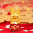 thumbnail image 5 of 3pcs Shaking Head Dragon Figures, Chinese Zodiac Dragon Ornaments Year Of The Dragon Statues For Ho, 5 of 5