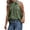 GN1, variant on European Women Summer Leopard Print Sleeveless Neck Bow Vest Top, S, Rose Gold