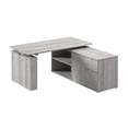 thumbnail image 1 of Scranton & Co Engineered Wood 60W x 30D Standing Desk with Storage in Gray, 1 of 8