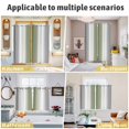 thumbnail image 6 of Gray Green Kitchen Curtains 96 Inch Length, Modern Gradient Geometric Grommet Top Bedroom Living Room Curtains, Light Filtering Cafe Curtain Drapes 2 Panels Set 104''x96'', 6 of 9