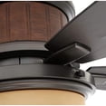 thumbnail image 5 of Hampton Bay Roanoke 48 in LED IndoorOutdoor Natural Iron Ceiling Fan with Light Kit, 5 of 9