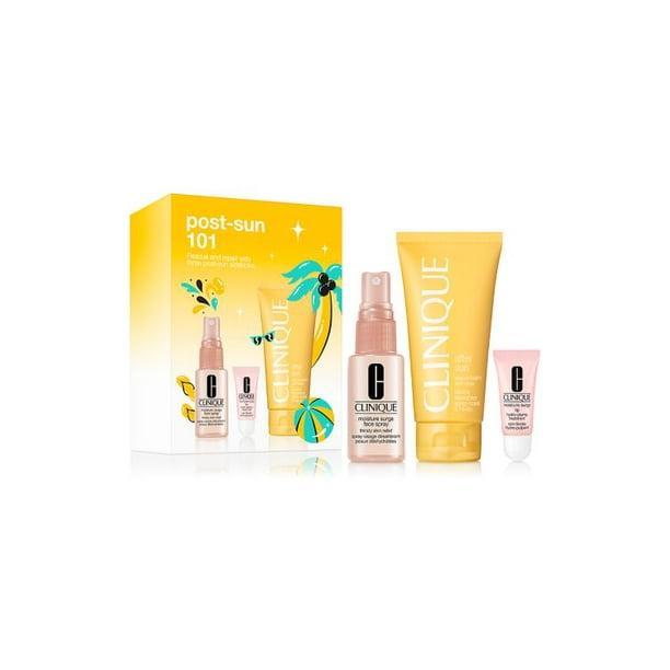 Clinique PostSun 3pc Set After Sun Rescue Balm With Aloe 2.5oz