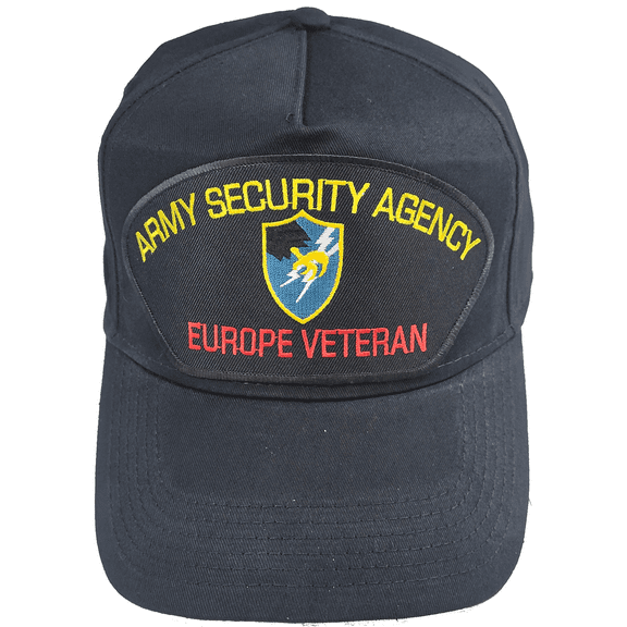 ARMY SECURITY AGENCY ASA EUROPE VETERAN HAT SIGNALS INTELLIGENCE SEMPER VIGILIS