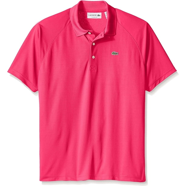 Lacoste Classic Pique Rugby Polo para Hombre, Rosa, XX-Large