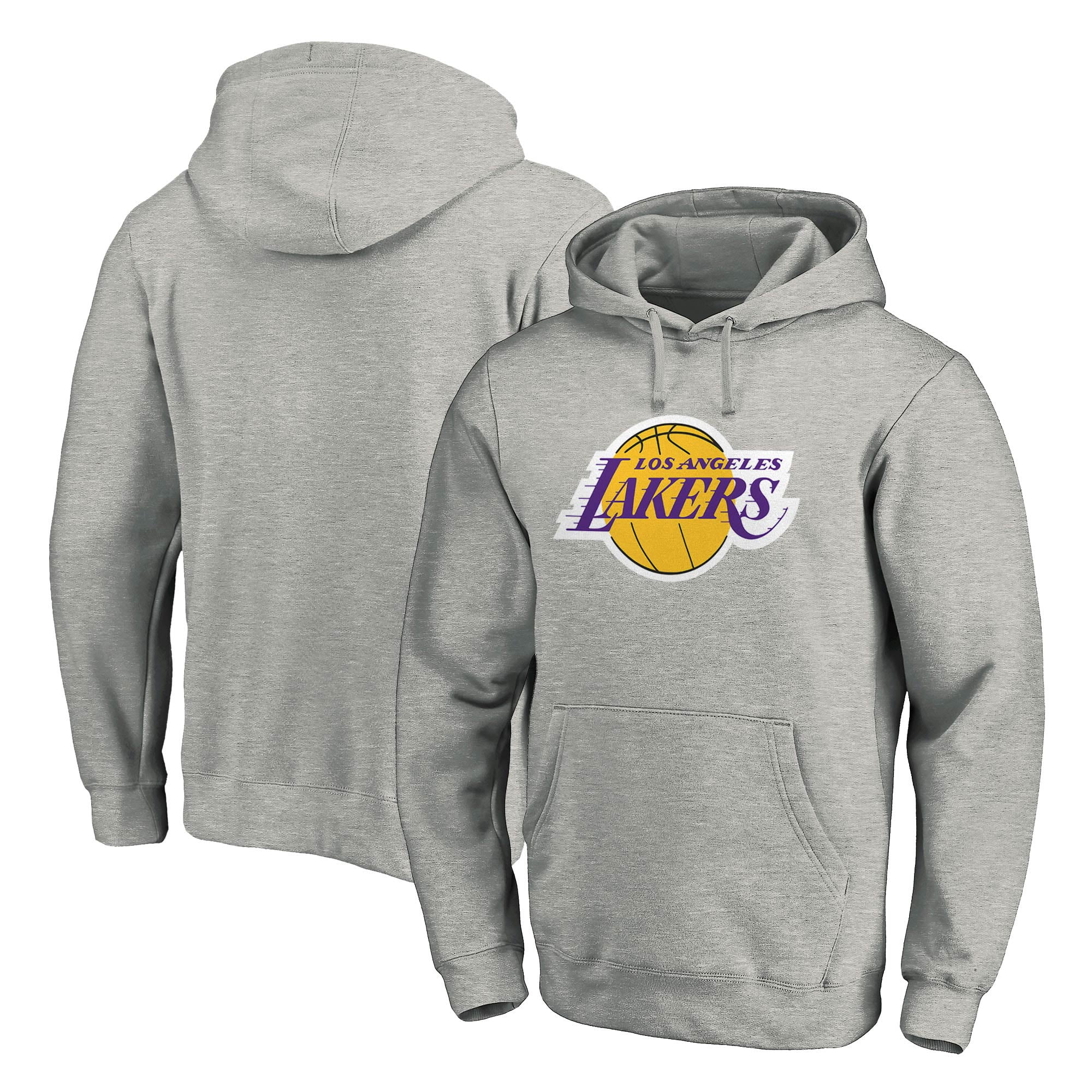 Silver Basic Mens Pullover Hoodie Los Angeles Lakers Fans Basketball Jersey Sweatshirt 