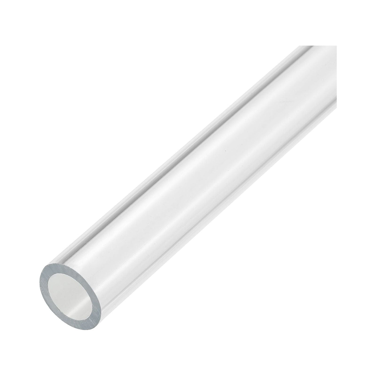 Tube Acrylique Rigide Transparent - 14mm Intérieur, 18mm Extérieur, Longueur 305mm