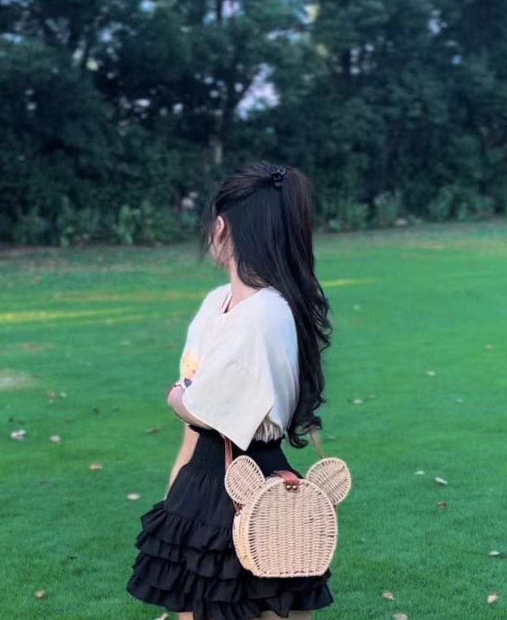 Kawaii Rattan Straw Shoulder Crossbody Bag Purse Cute Women's Handbag | Kawaii