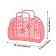 thumbnail image 4 of 10"x 4.2"x 8.7" Small Jelly Bags - Reusable Gift Basket | Beach Bag, Bridal, Easter Basket For Women Men, 4 of 6