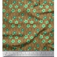 thumbnail image 1 of Soimoi Cotton Poplin Fabric Floral & Ogee Damask Printed Craft Fabric by the Yard 56 Inch Wide, 1 of 1