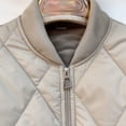 thumbnail image 4 of Lovzfmll Veste de Mode pour Femme, Col Rond Enveloppant, Légère, Courte et Ample, Gris, 2TG, 4 of 6