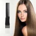 thumbnail image 5 of Guardurnaity Paquete de 1 peine para burlas, prevención electrostática, resistente al calor con puntas de Metal, peine para recoger el pelo para Cuidado del cabello, 5 of 5