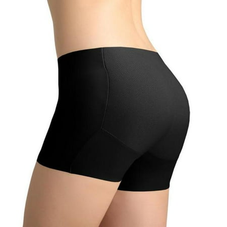 

B91xZ Lingerie For Women Lady Padded Seamless Butt Hip Enhancer Shaper Panties Underwear Sexy Teacher Lingerie for Women Black XL
