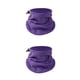 thumbnail image 4 of Yuarrent Calentador de cuello Calor a prueba de frío Fleeced Colores surtidos Fijación térmica Chic Cuellos Polaina Espesar Pañuelo para Violeta 2Conjunto, 4 of 6