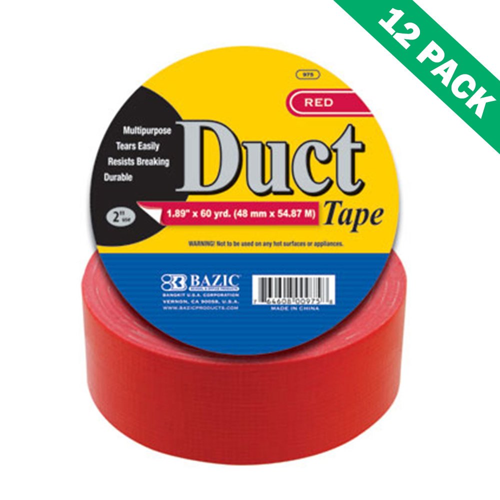 Heat Resistant Duct Tape, Red Waterproof 1.88 Heavy Duty Duct Tape, Set