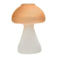 thumbnail image 1 of Frosted Red Mushroom Vase Yellow Brown Stable For Home Living Room Creative Glass Crafts Decor, 1 of 21