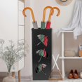 thumbnail image 5 of Metal Umbrella Holder, Square Umbrella Stand Rack For Entryway Freestanding Square Umbrella Holder Umbrella Rack Stand, 5 of 5