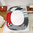thumbnail image 5 of jejeloiu Red Cool Car Twin Sheet Sets,Extreme Sport Lover Bedding For Racing Gamer 3 Pieces, 5 of 7