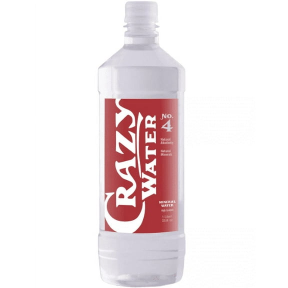 Crazy Water Natural Still Mineral Alkaline Water - No. 4 (1 Liter)