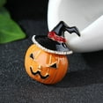 thumbnail image 4 of HATISS 2PCS Vintage Enamel Crystal Pumpkin Hat Brooch Pin Halloween Lapel Pin Jewelry Gift, 4 of 4