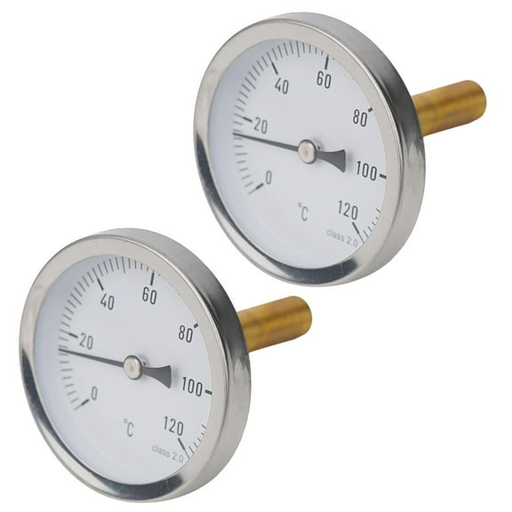 Heating Thermometer Water Temperature Meter Temperature Range 0-120 C Analog Thermometer Boiler Temperature Gauge