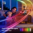 thumbnail image 4 of RC Helicopter, Remote Control Helicopter for Kids with 30Mins Flight(2 Batteries), 7+1 LED Light Modes, Altitude Hold, RC Toys for Boys Girls, 4 of 8