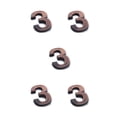 thumbnail image 1 of Cateissary Números de casa para marcas numéricas de galvanoplastia doméstica exterior Type5 NO5, 1 of 6