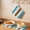 Blue, variant on Modern Brown Pot Holders for Kitchen Heatproof Potholder, 4 Pack Boho Contemporary Geometric Striped Hot Pads Multipurpose Oven Pads Cloth Potholders Trivet for Cooking and Baking